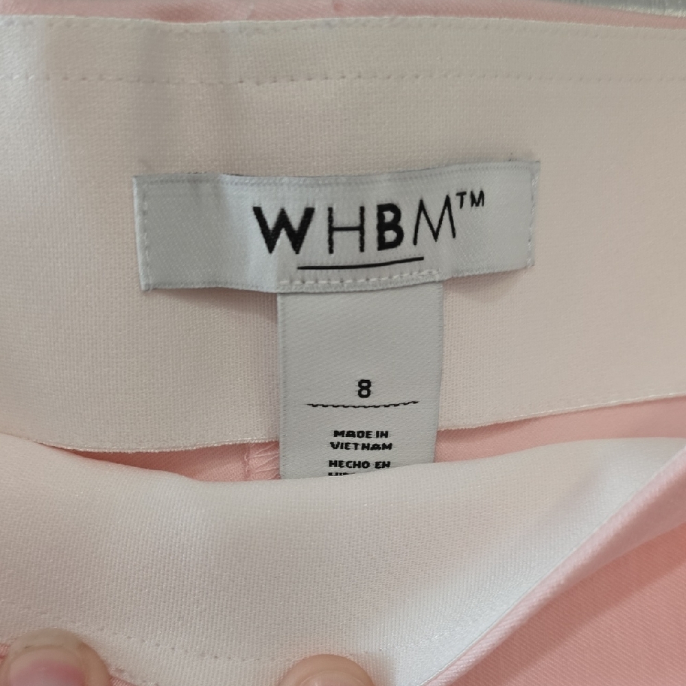 White House Black Market Blush Cropped Pants
